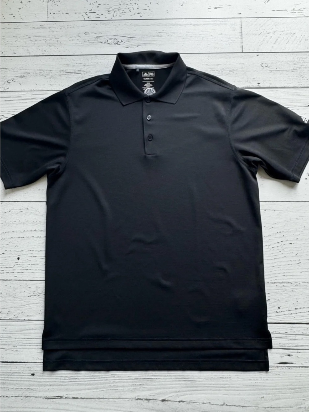 Adidas - Men's Black Performance Golf Polo